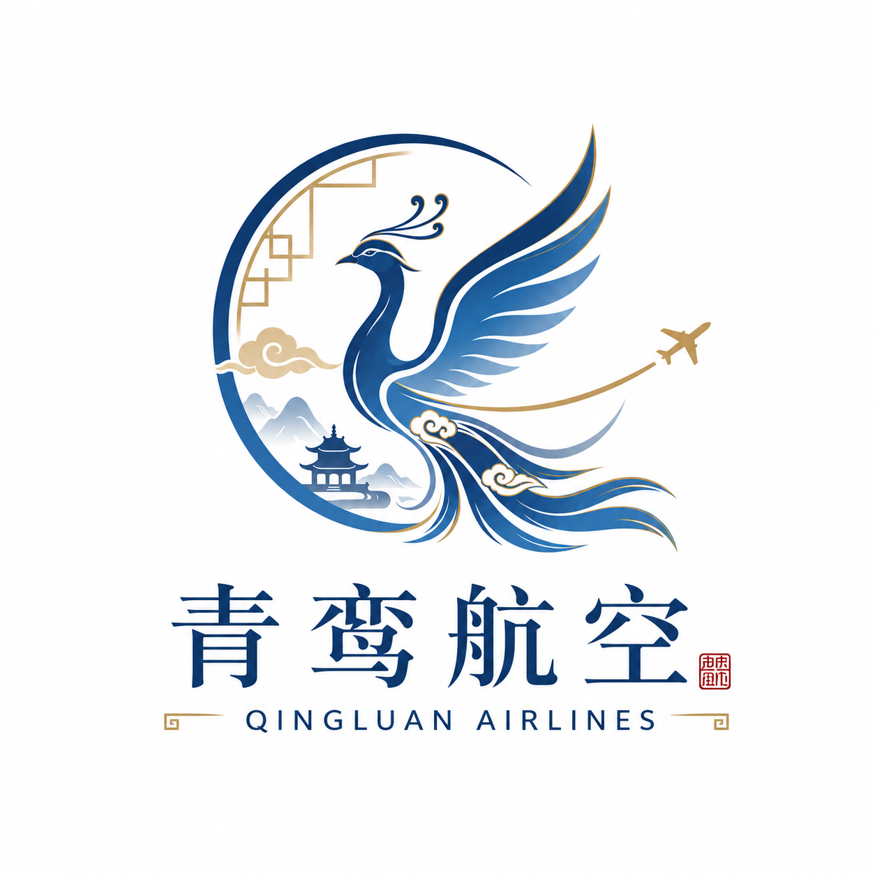 Qingluan Airlines Logo